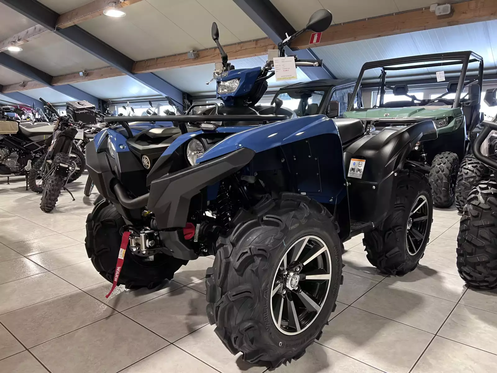 Yamaha Grizzly 700 700 EPS SE bleu - Photo 1