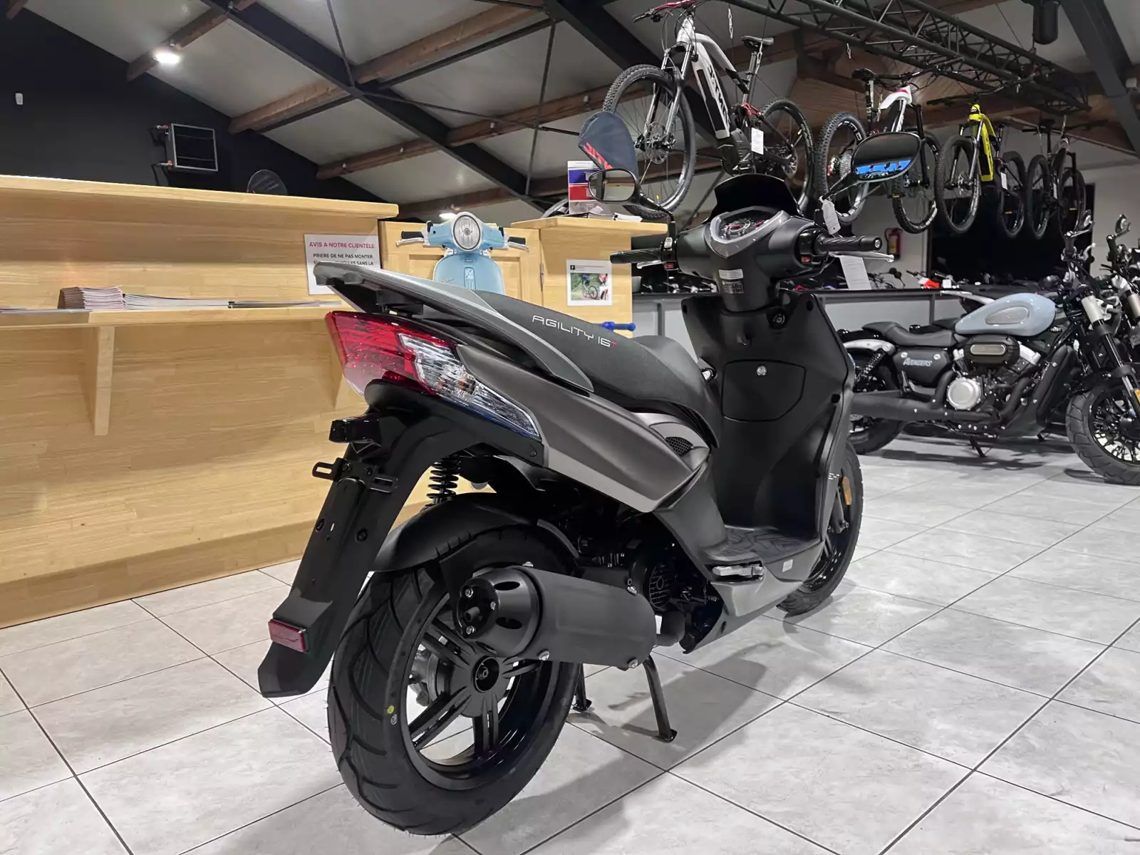 Kymco Agility 50 16+ CLASSE A 25 km/h - Photo 1