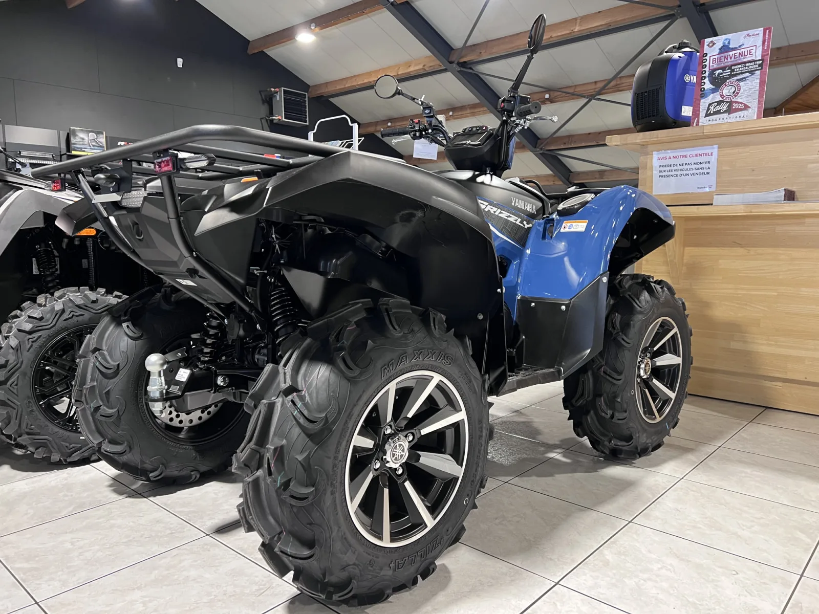 Yamaha Grizzly 700 700 EPS SE bleu - Photo 1