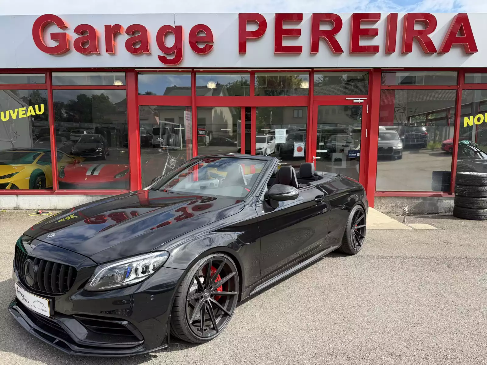 Mercedes-Benz C 63 AMG 850 PS UMBAU über 50000€ CABRIO S V8 BITURBO CARBON SPORTSITZE BURMESTER CUIR NAVI - Photo 1