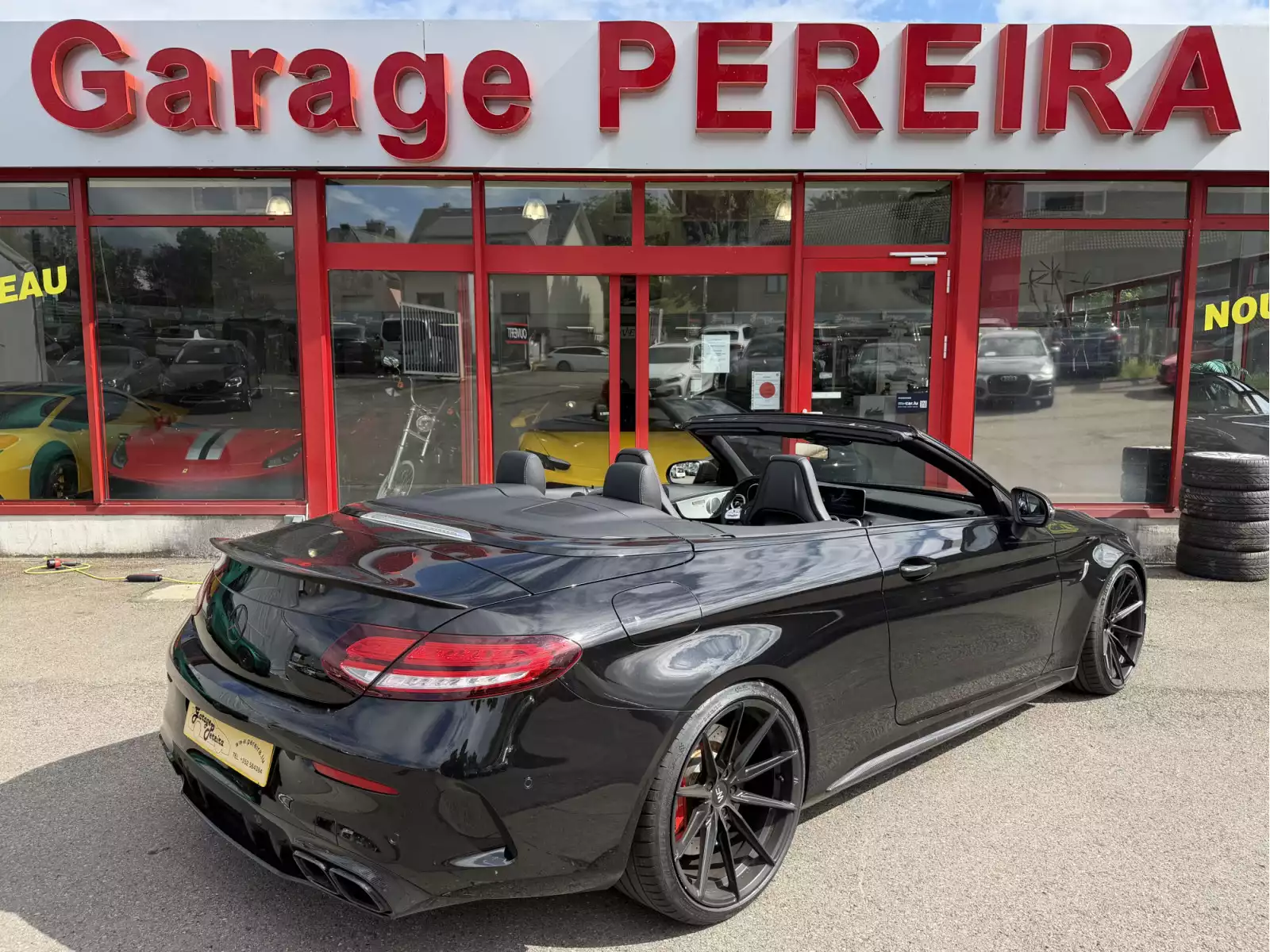 Mercedes-Benz C 63 AMG 850 PS UMBAU über 50000€ CABRIO S V8 BITURBO CARBON SPORTSITZE BURMESTER CUIR NAVI - Photo 1