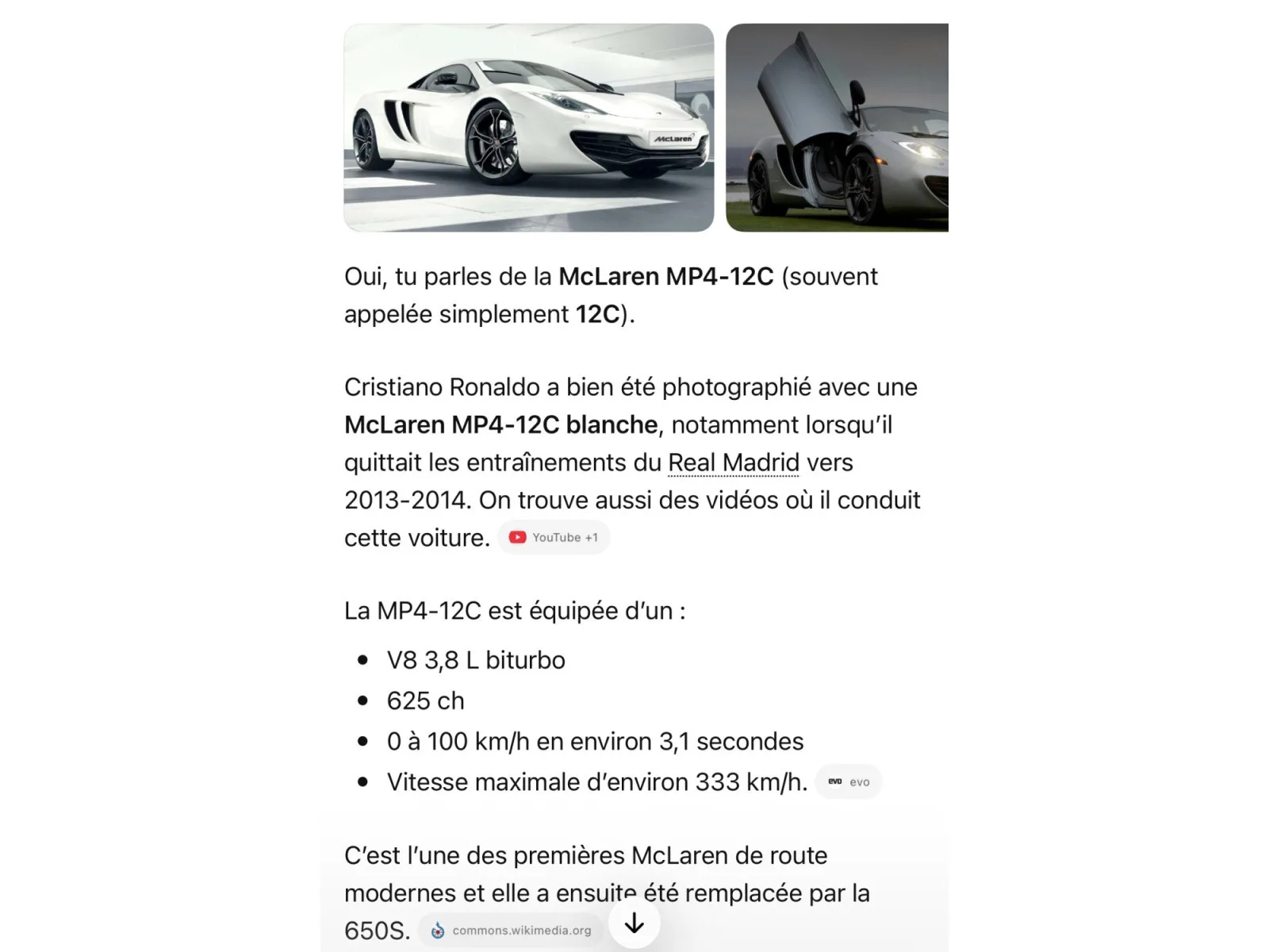 McLaren MP4-12C MP4-12C Carbon EX VIP CRISTIANO RONALDO - Photo 1