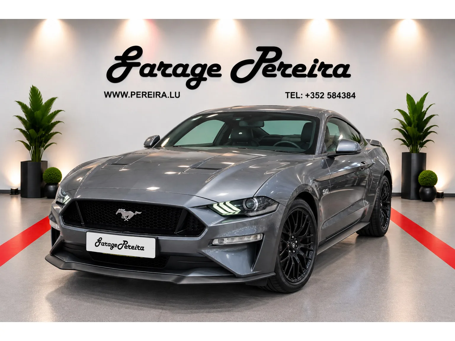 Ford Mustang 5.0 V8 GT EUROPA COC BANG OLUFSEN CUIR NAVI GARANTIE FORD 10/20261 HAND - Photo 1