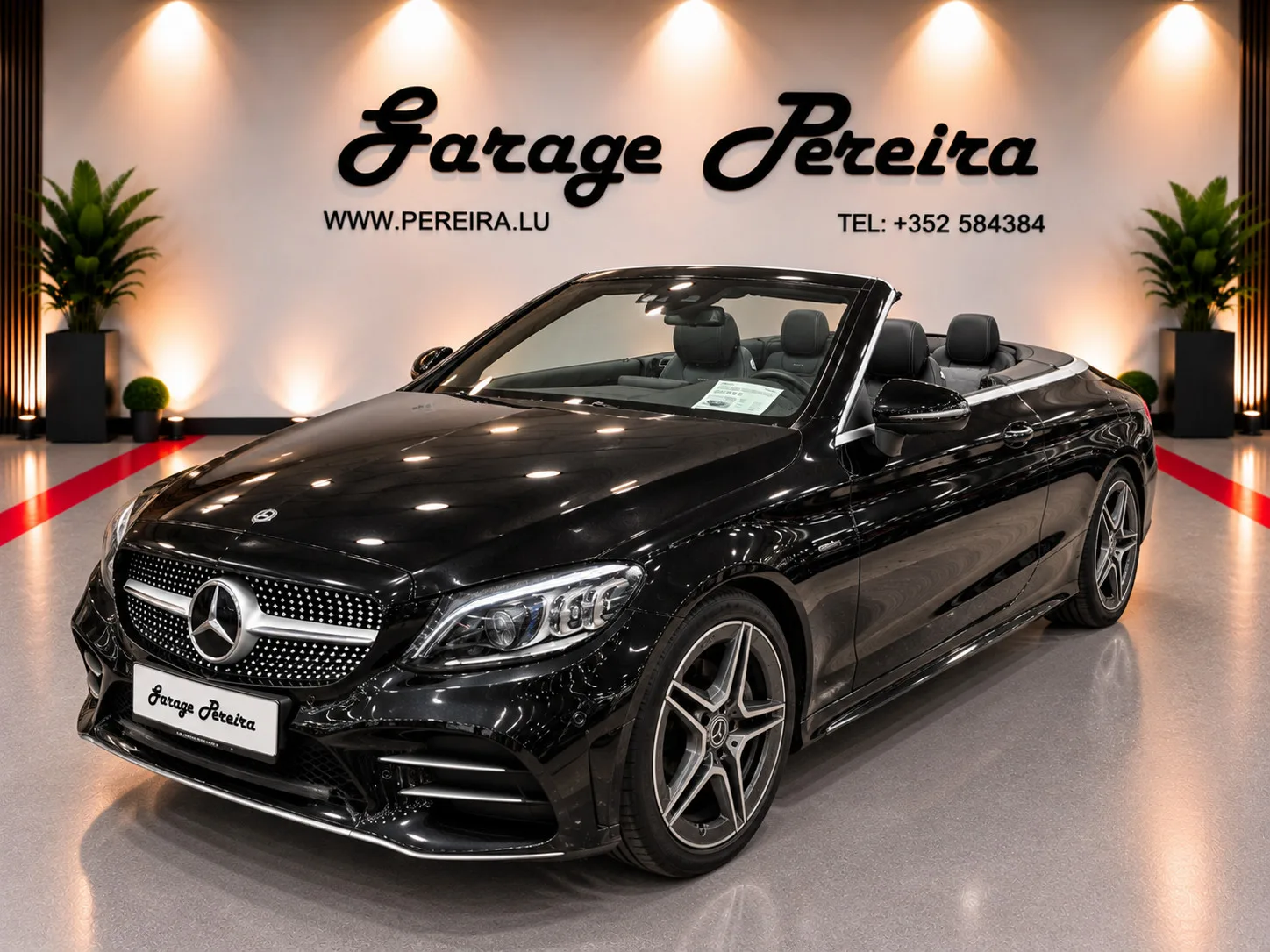 Mercedes-Benz C 220 D CABRIO FACELIFT AMG LINE VIRTUAL COCKPIT CUIR NAVI 1 HAND - Photo 1