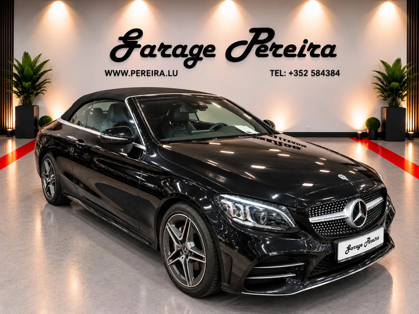 Mercedes-Benz C 220 D CABRIO FACELIFT AMG LINE VIRTUAL COCKPIT CUIR NAVI 1 HAND - Photo 1