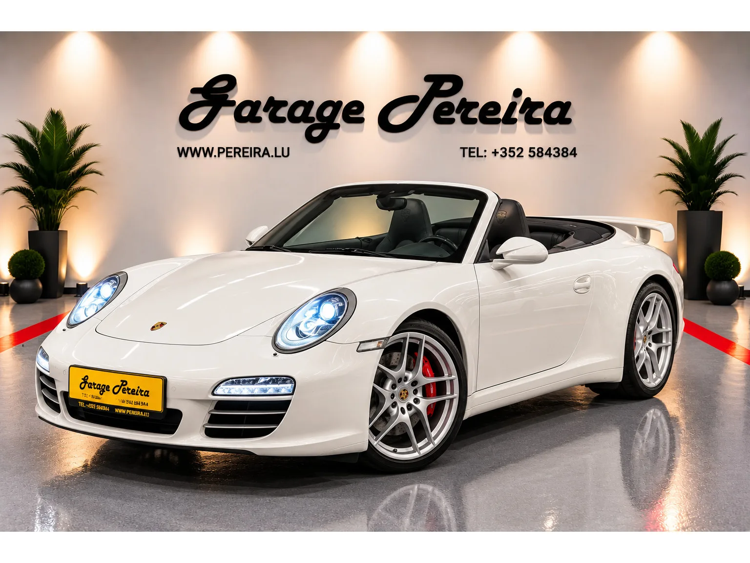 Porsche 997 997 phase 2 Carrera 4S Cabriolet Cuir Gps Carnet complet - Photo 1