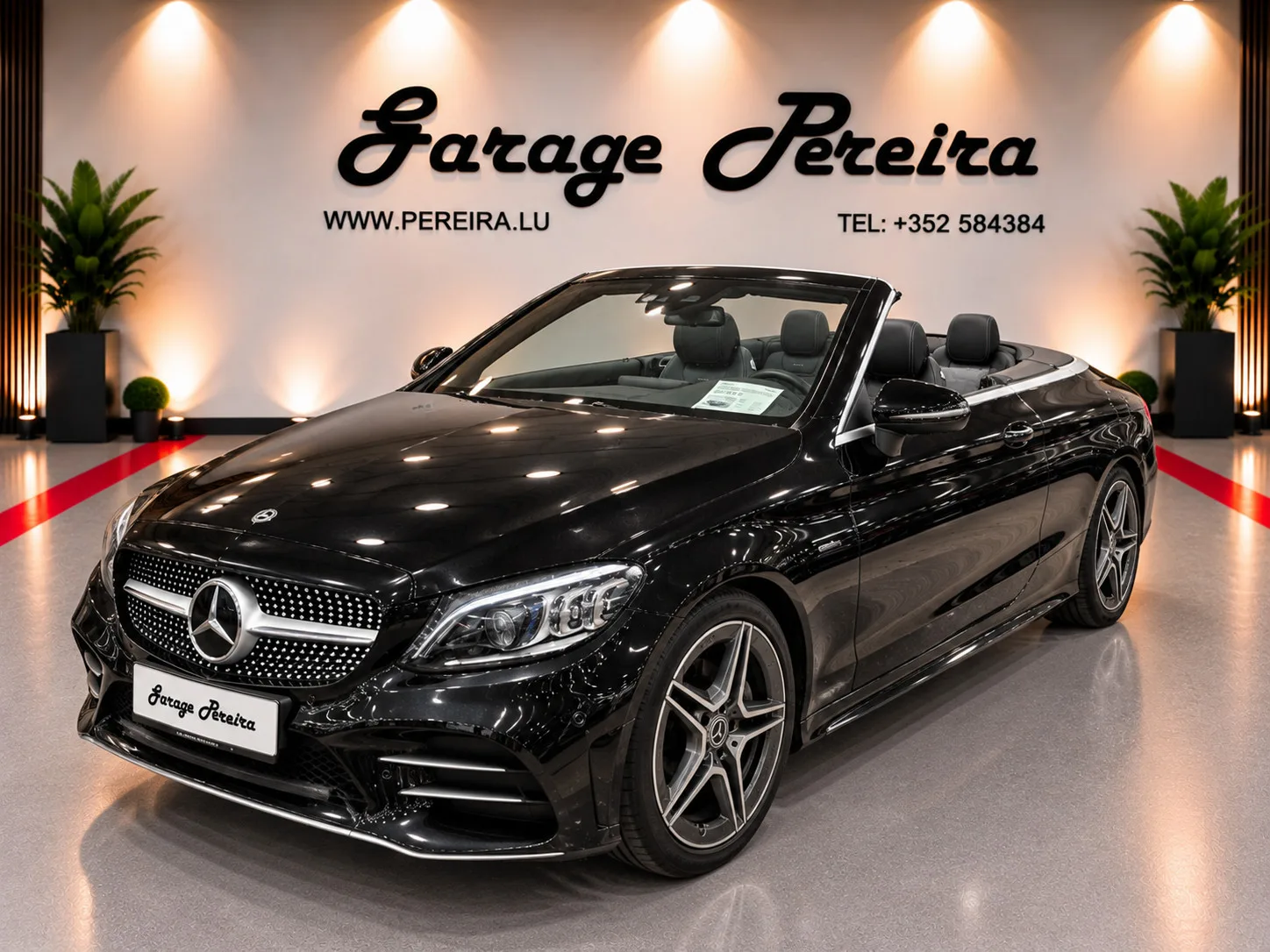 Mercedes-Benz C 220 D CABRIO FACELIFT AMG LINE VIRTUAL COCKPIT CUIR NAVI 1 HAND - Photo 1
