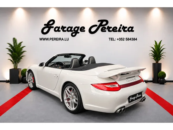 Porsche 997 997 phase 2 Carrera 4S Cabriolet Cuir Gps Carnet complet - Photo 2