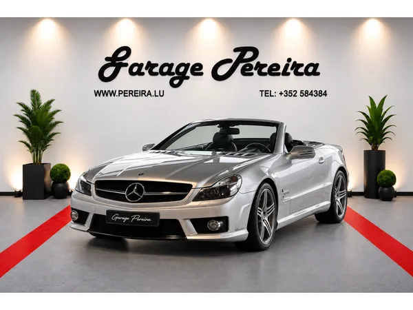 Mercedes-Benz SL 63 AMG ROADSTER V8 CARBON AIRSCARF CUIR NAVI - Photo 2