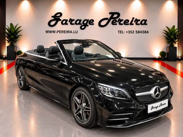 Mercedes-Benz C 220 D CABRIO FACELIFT AMG LINE VIRTUAL COCKPIT CUIR NAVI 1 HAND - Photo 1