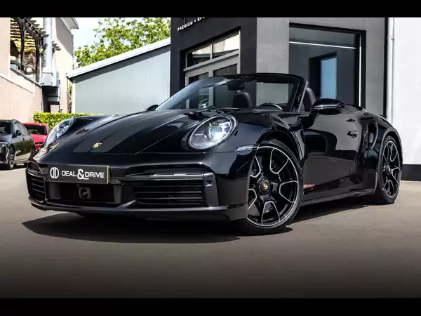 Porsche 992 .1 911 TURBO S CABRIOLET PDK (650 CH) – BLACK - Photo 1