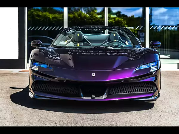 Ferrari SF90 Spider ATELIER°WARRANTY 11/29°VIOLA HK°PPF°IMMAT.FR°RETROFIT - Photo 3