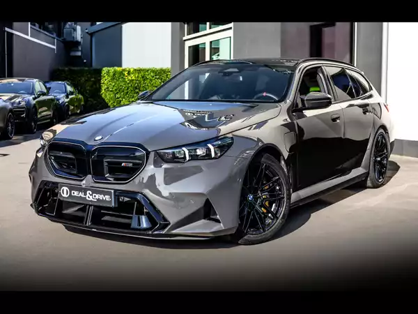 BMW M5 TOURING (G99) – BMW INDIVIDUAL GREY BLACK – PPF – IMMAT FR. - Photo 1