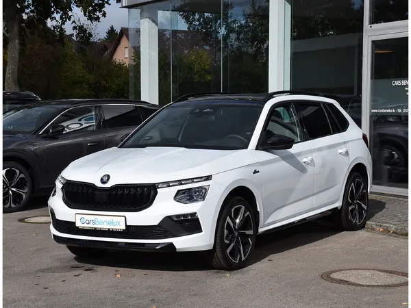 Skoda Kamiq 1.5 TSI Monte Carlo DSG PANO KESSY ATT REMORQUE NEUF - Photo 2